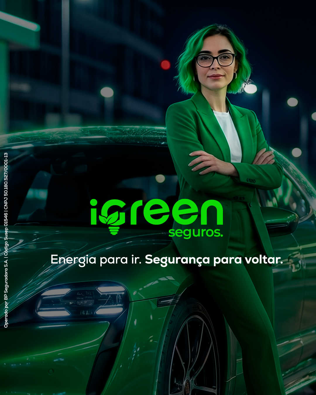 Cliente iGreen Seguros com segurança para dirigir